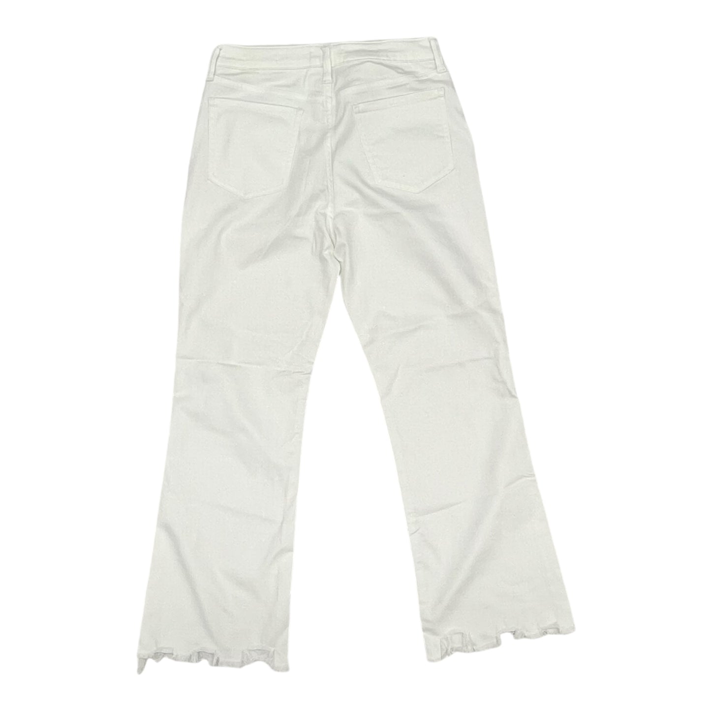 Jeans Cropped By Harper In White Denim, Size:8