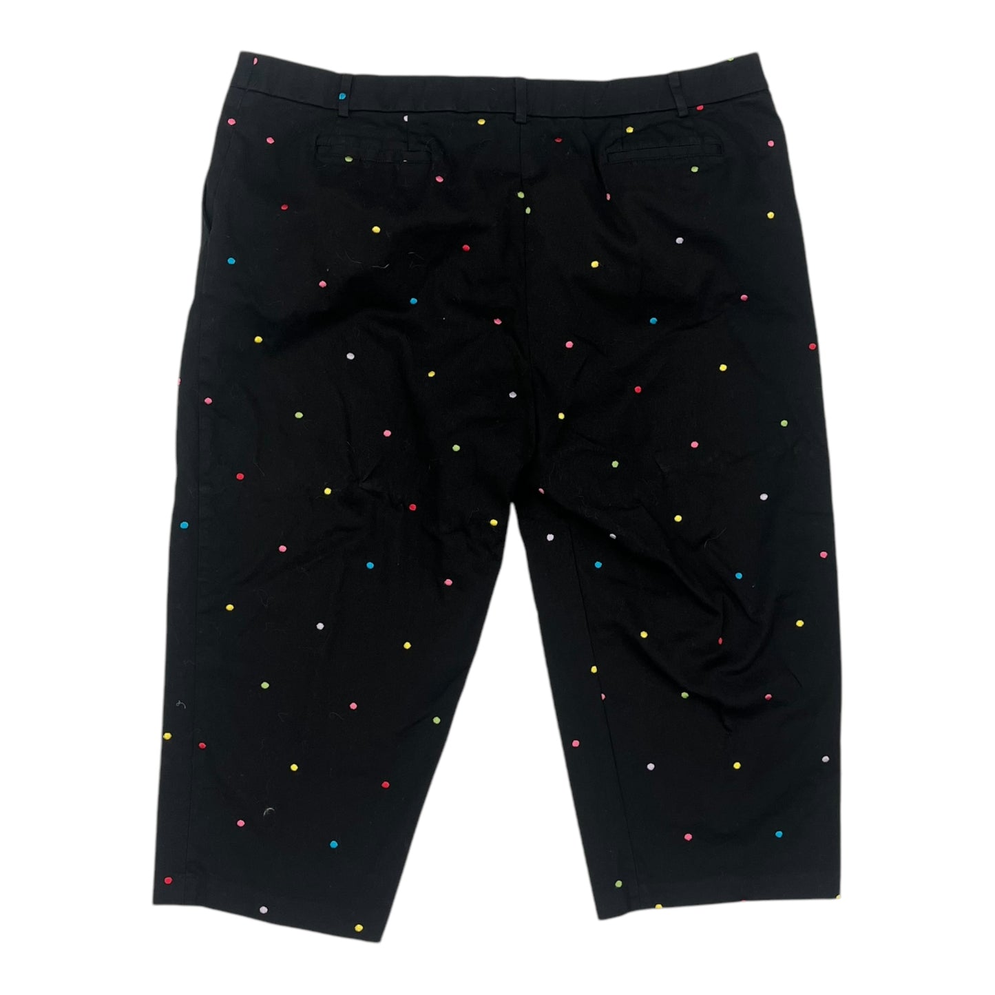 Pants Cropped By Briggs In Polkadot Pattern, Size:22