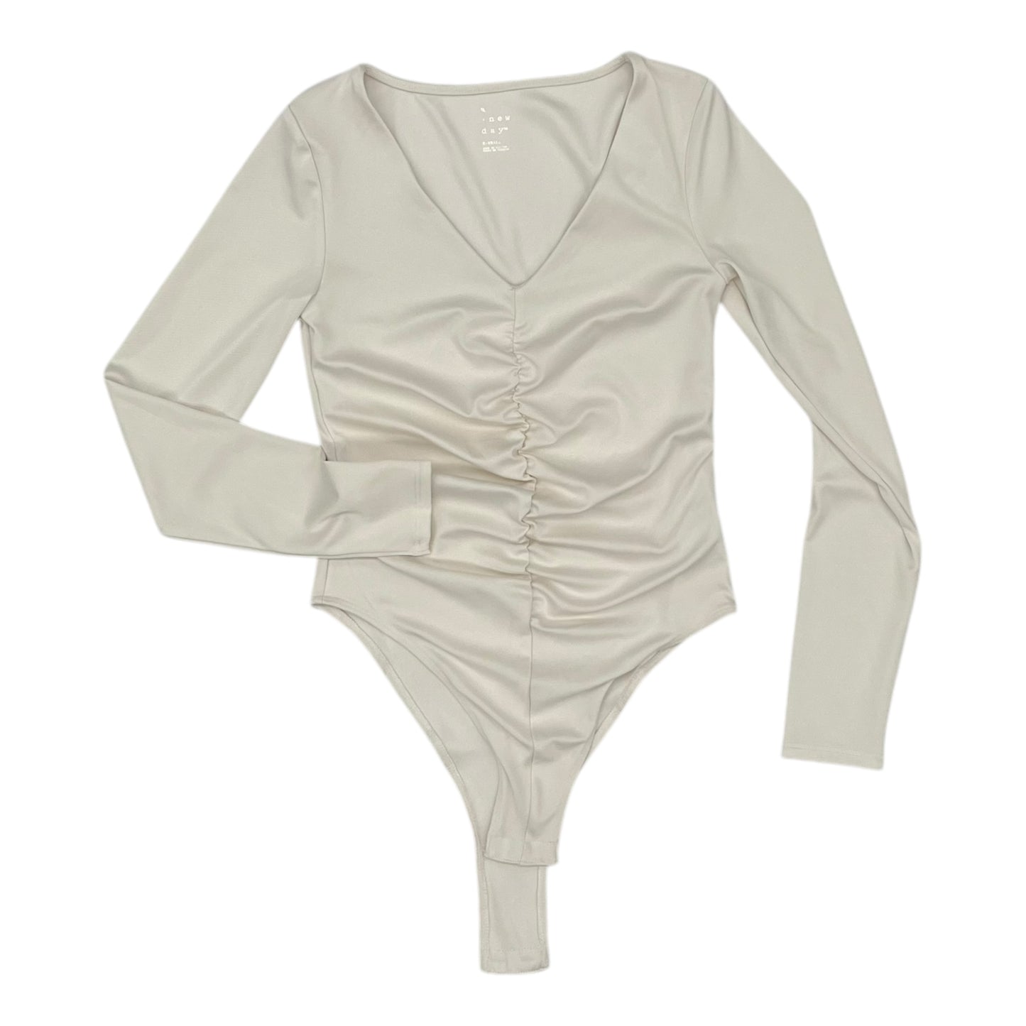 Bodysuit By A New Day In Cream, Size:Xs