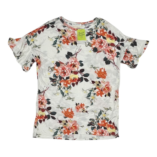 Top Ss By Chris And Carol In Floral Print, Size:L
