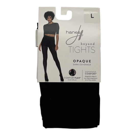 Tights By Hanes In Black, Size:L