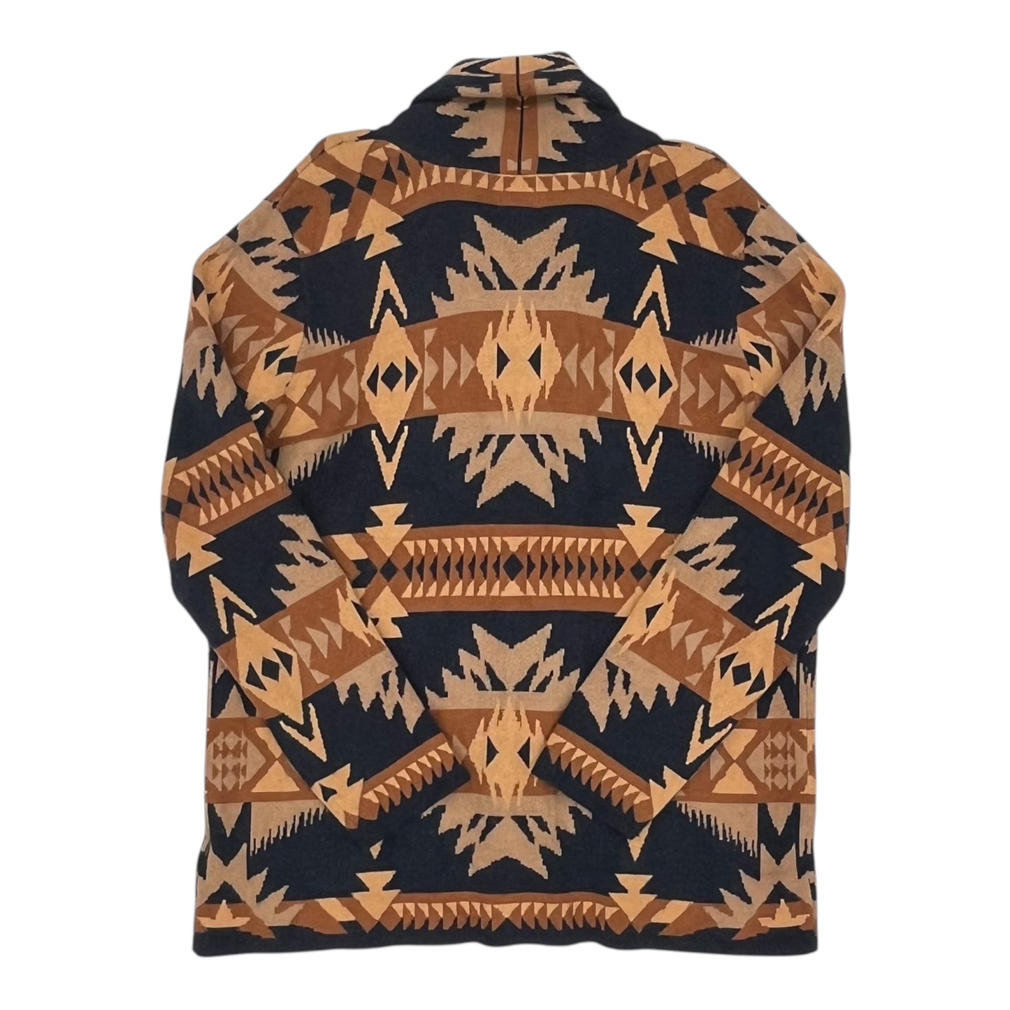 Sweater Cardigan By Telluride In Blue & Brown, Size:Xl