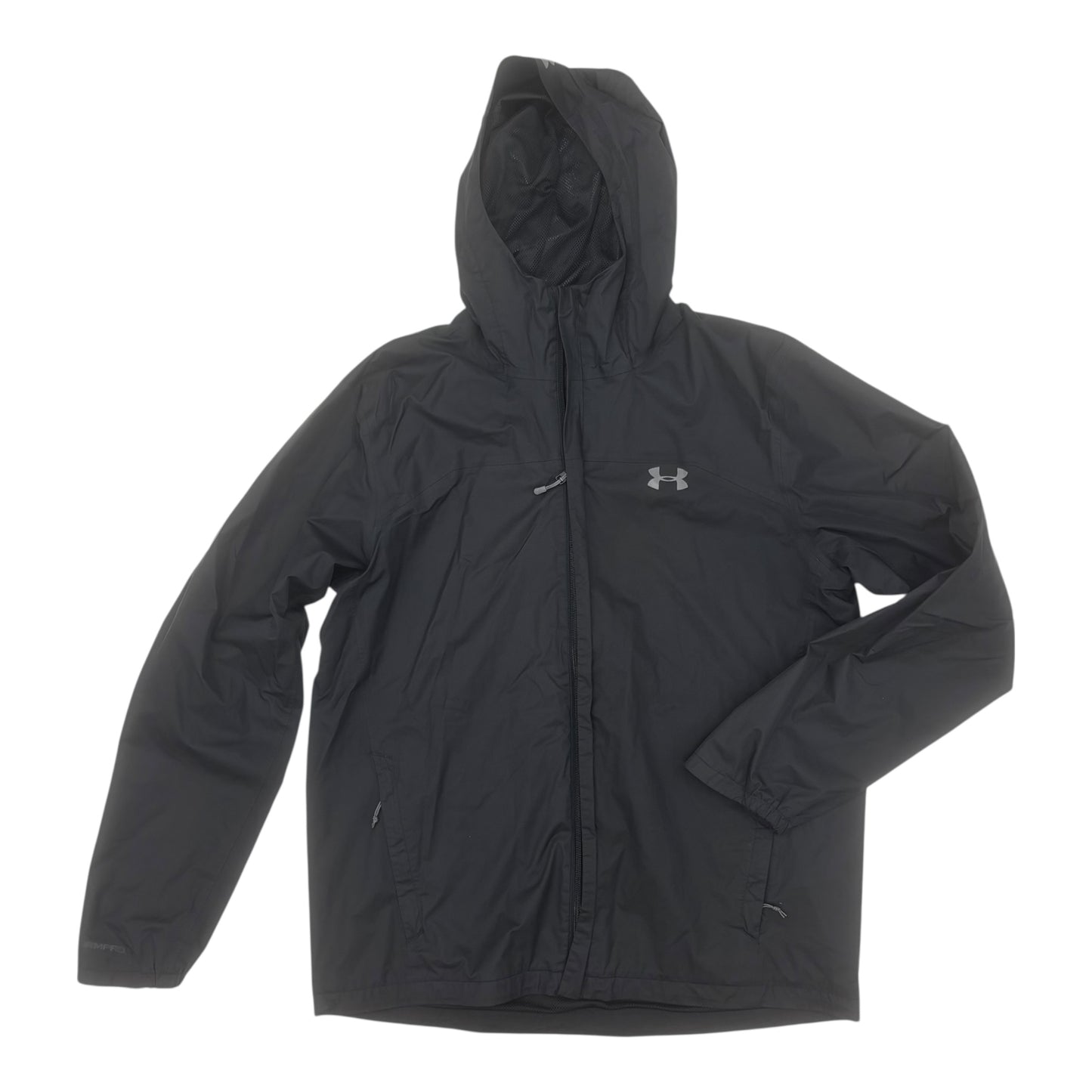 Jacket Windbreaker By Under Armour In Black, Size:L