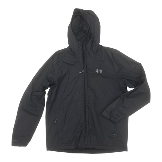 Jacket Windbreaker By Under Armour In Black, Size:L