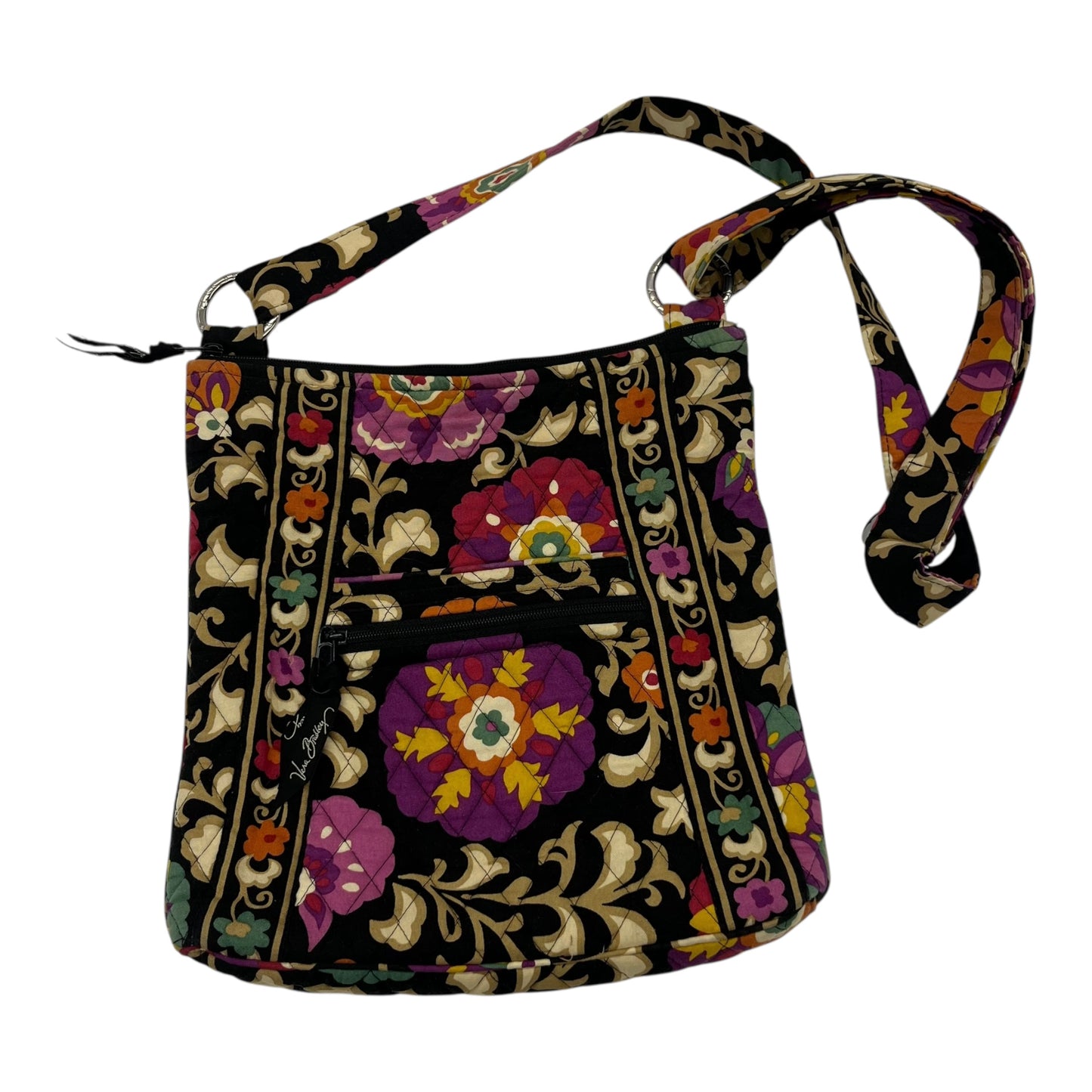 Crossbody By Vera Bradley In Black, Size:Large