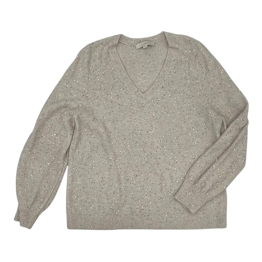 Sweater By Loft In Tan, Size:Xl