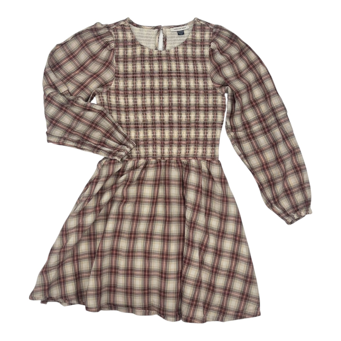 Dress Casual Short By American Eagle In Plaid Pattern, Size:Xs