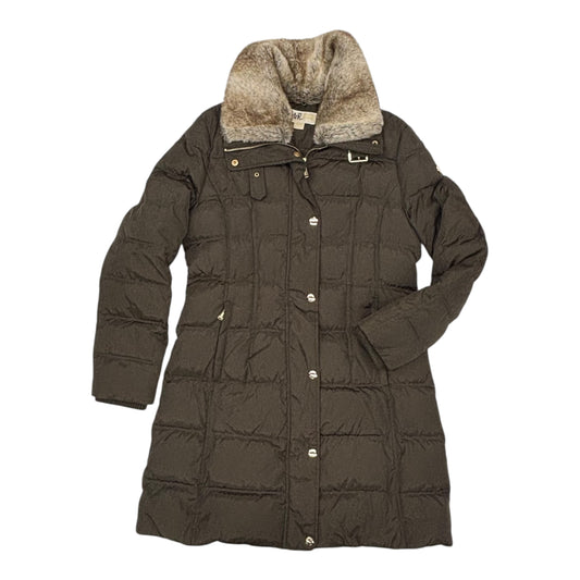 Coat Designer By Michael Kors In Brown, Size:L