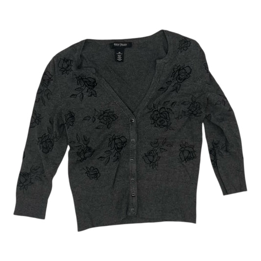 Cardigan By White House Black Market In Grey, Size:Xs