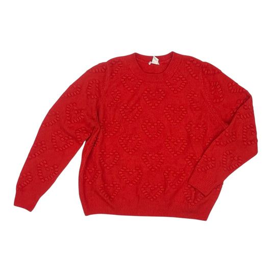 Sweater By H&M In Red, Size:L