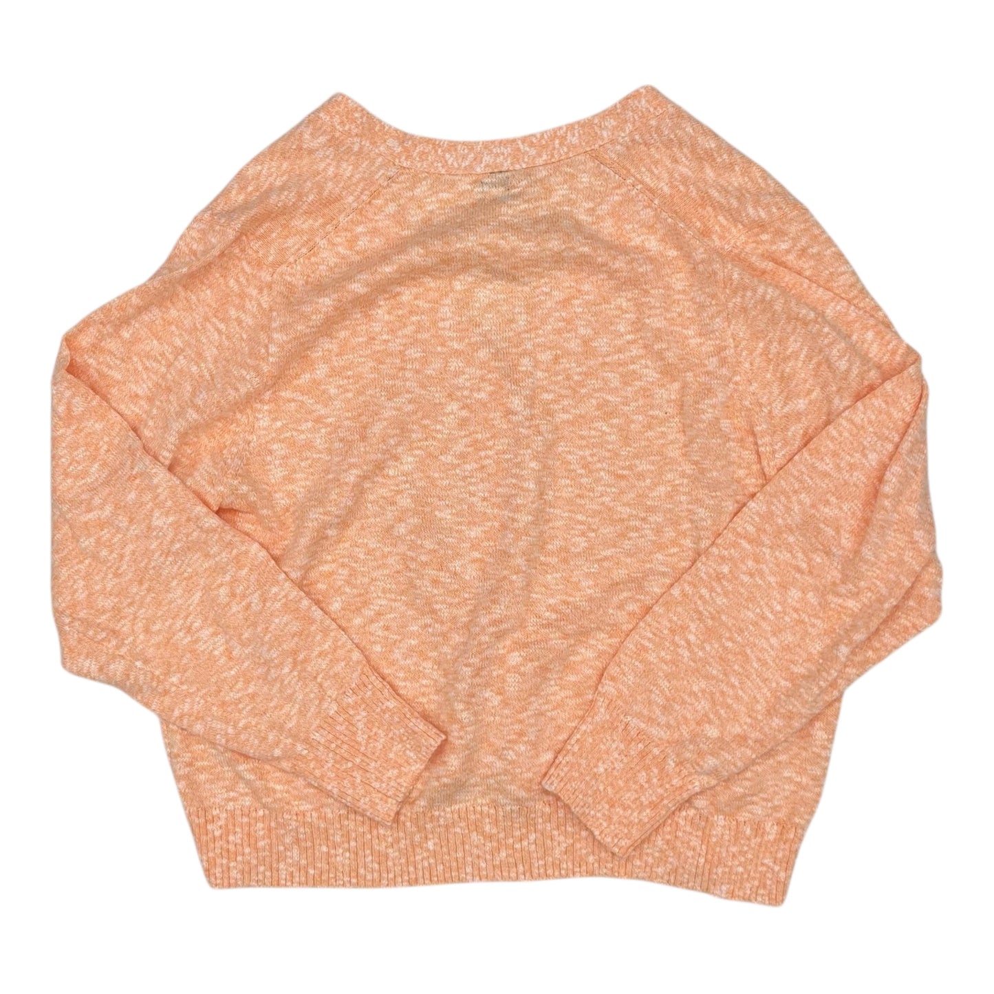 Sweater Cardigan By J. Crew In Orange, Size:3X