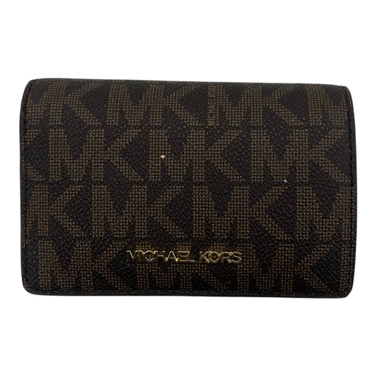 Wallet Designer By Michael Kors In Brown, Size:Medium