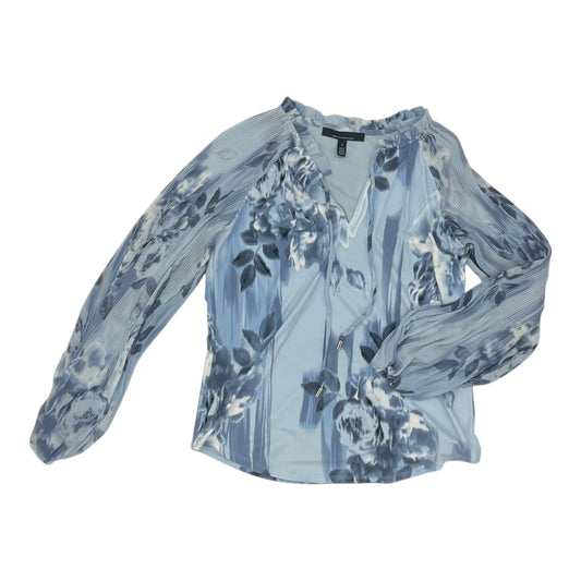 Blouse Ls By White House Black Market In Blue, Size:S