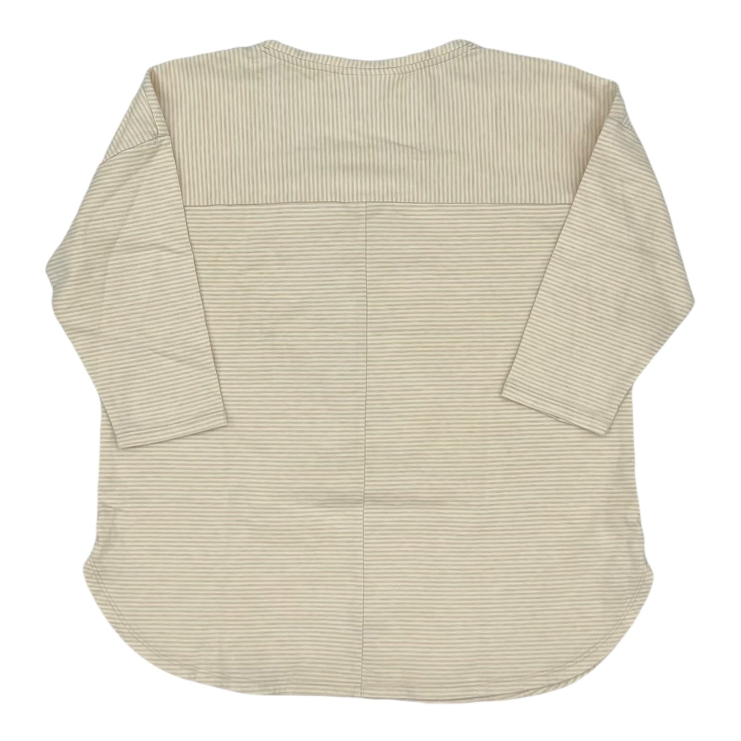 Top 3/4 Sleeve By Pure Jill In Tan, Size:Petite   S