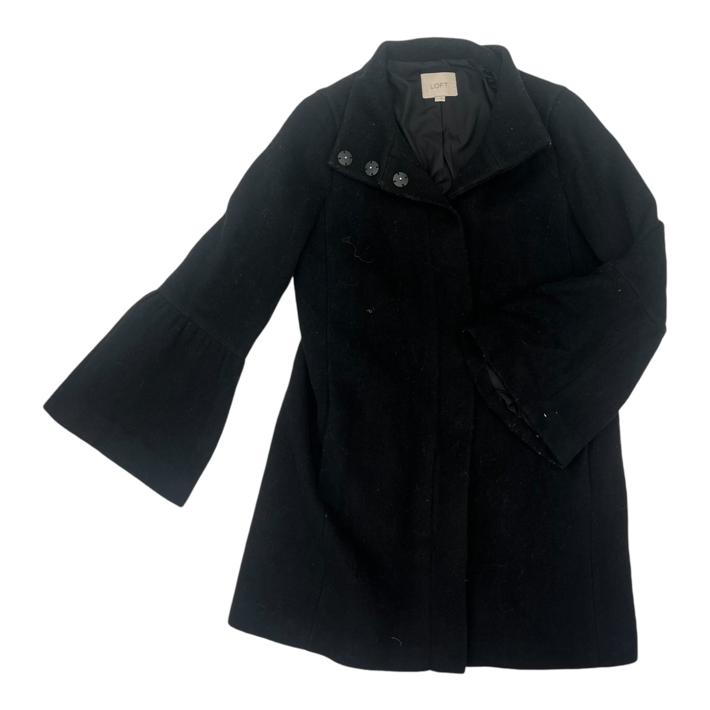 Coat Peacoat By Loft In Black, Size:M