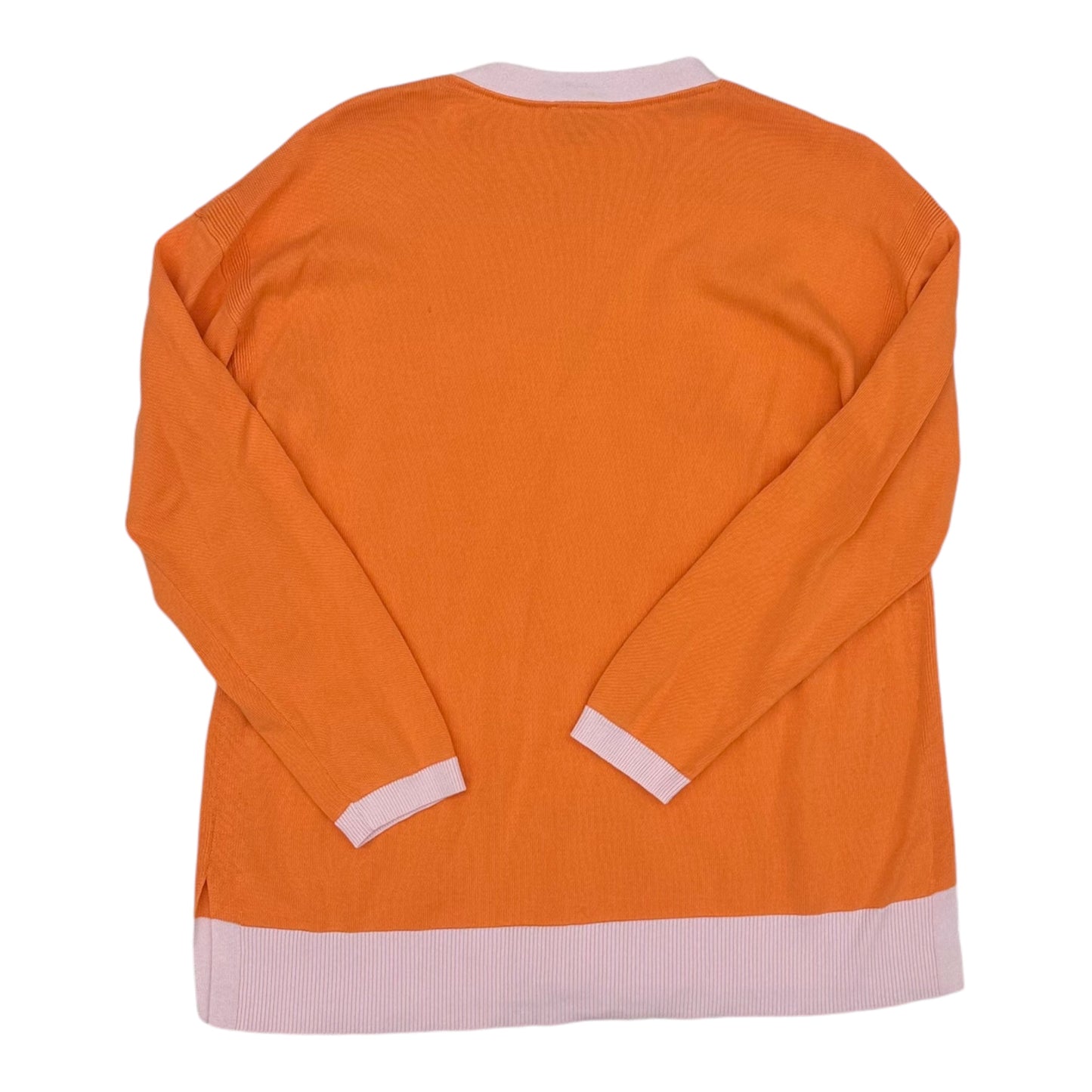 Cardigan By Talbots In Orange, Size:L