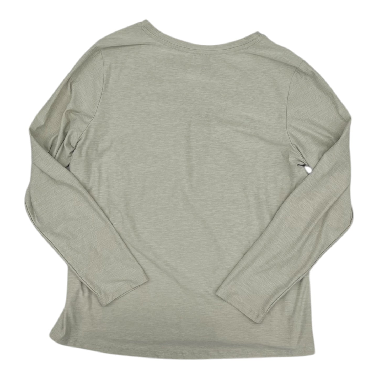 Athletic Top Ls Crewneck By Kyodan In Tan, Size:L