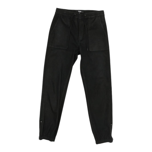 Pants Joggers By Hudson In Black Denim, Size:S