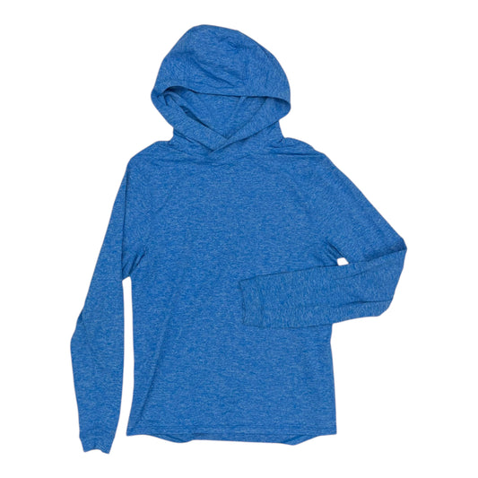 Athletic Top Ls Hoodie By Lululemon In Blue, Size:Xs