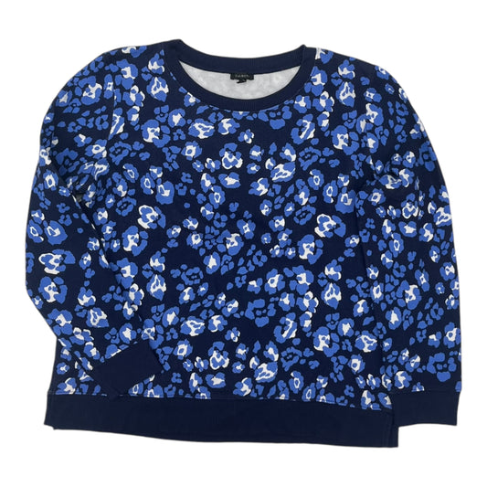 Sweatshirt Crewneck By Talbots In Blue, Size:L