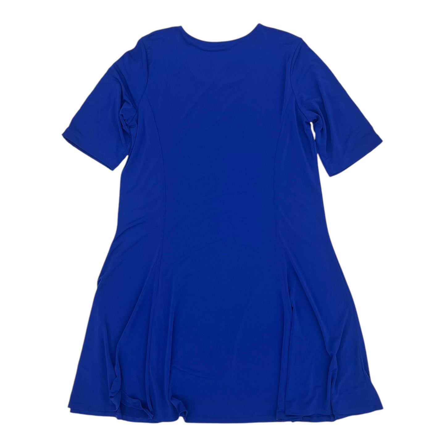 Dress Work By Susan Graver In Blue, Size:Mp