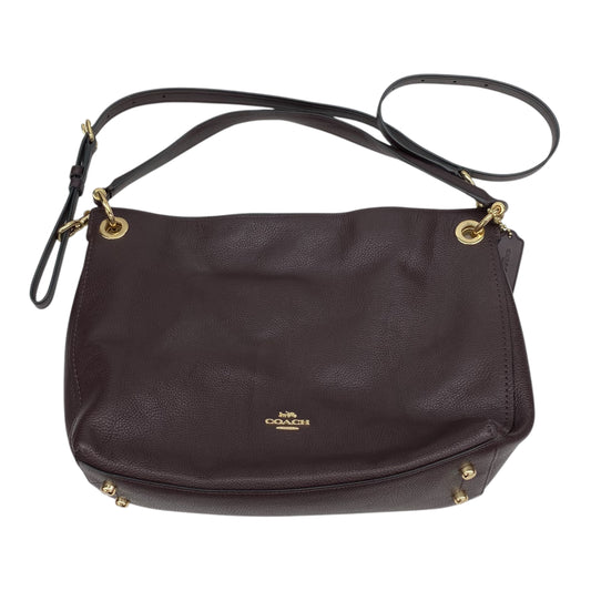 Handbag Designer By Coach In Purple, Size:Medium