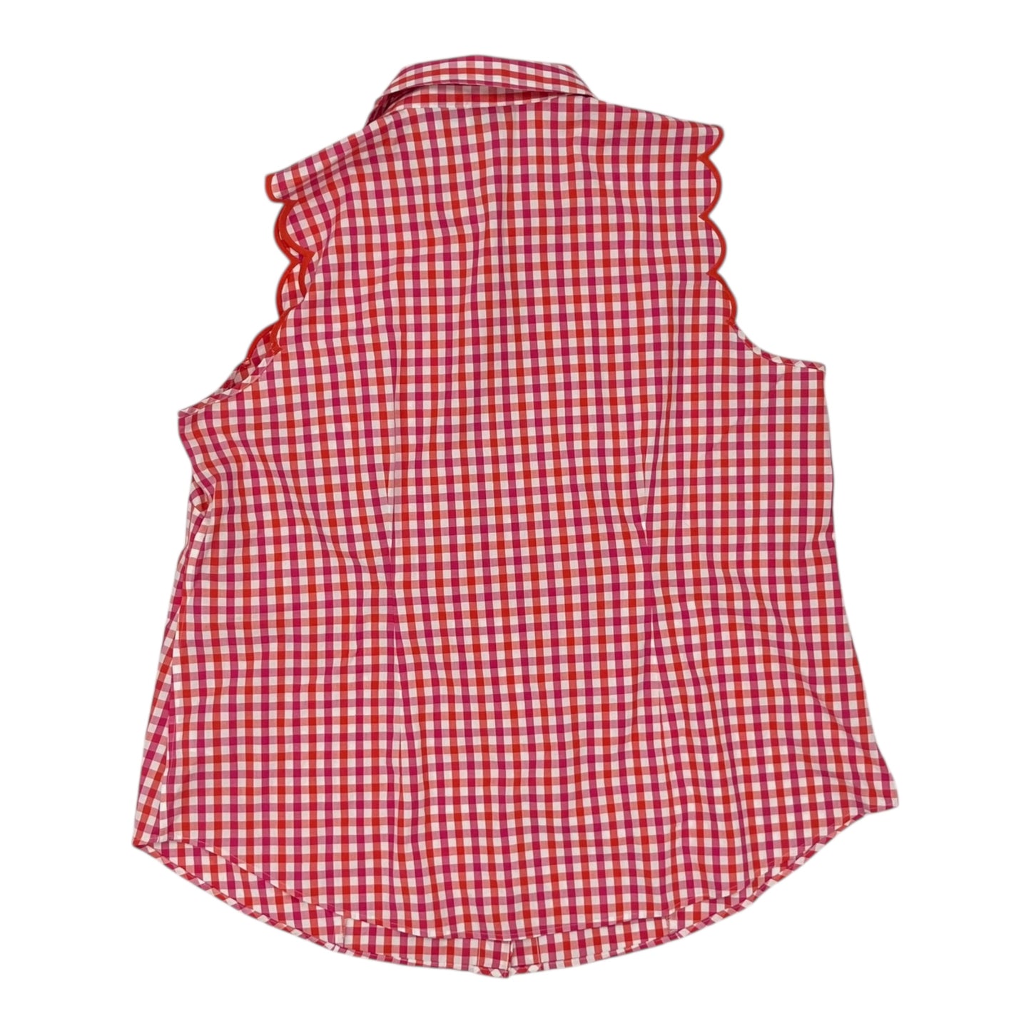 Top Sleeveless By Talbots In Pink & Red, Size:Xl