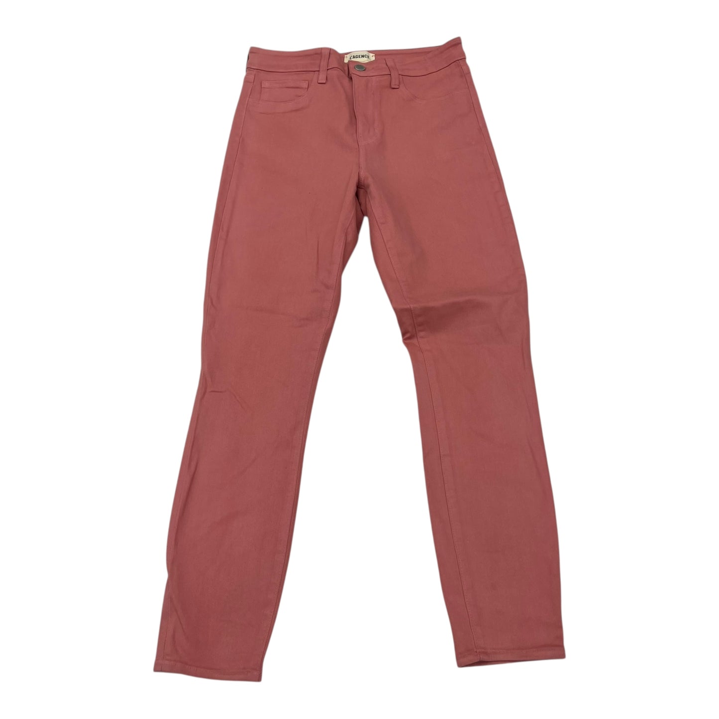 Jeans Skinny By L Agence In Pink Denim, Size:6