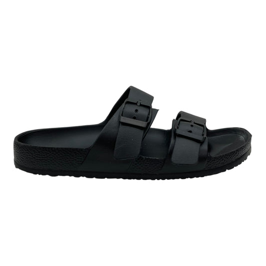 Sandals Flats By Shade & Shore In Black, Size:9