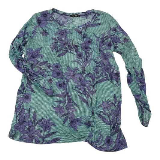 Top Ls By David Cline In Green & Purple, Size:M