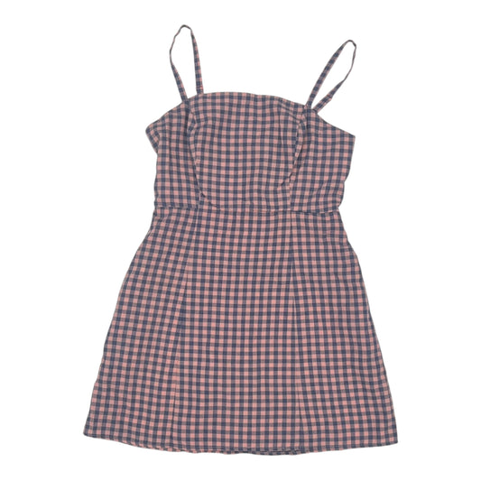 Dress Casual Short By Cme In Blue & Pink, Size:M