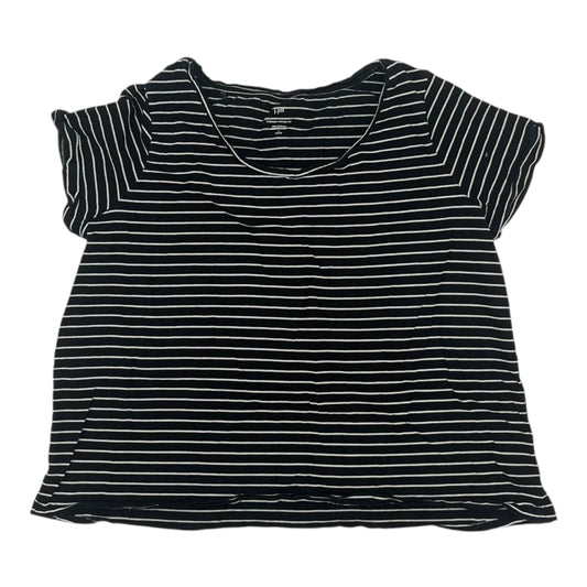 Top Ss By J. Jill In Black & White, Size:Lp