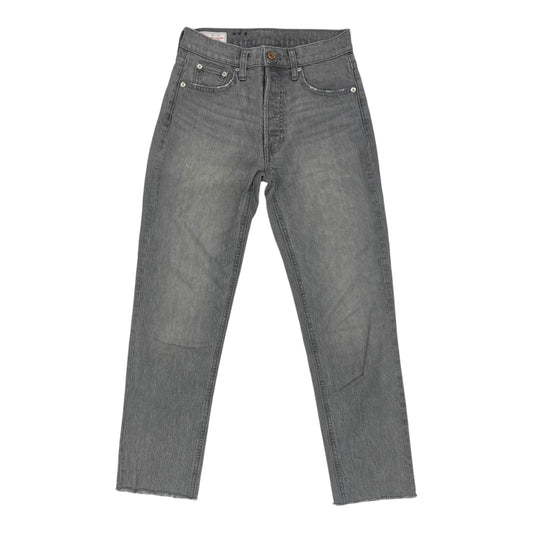 Jeans Straight By Gap In Grey Denim, Size:2