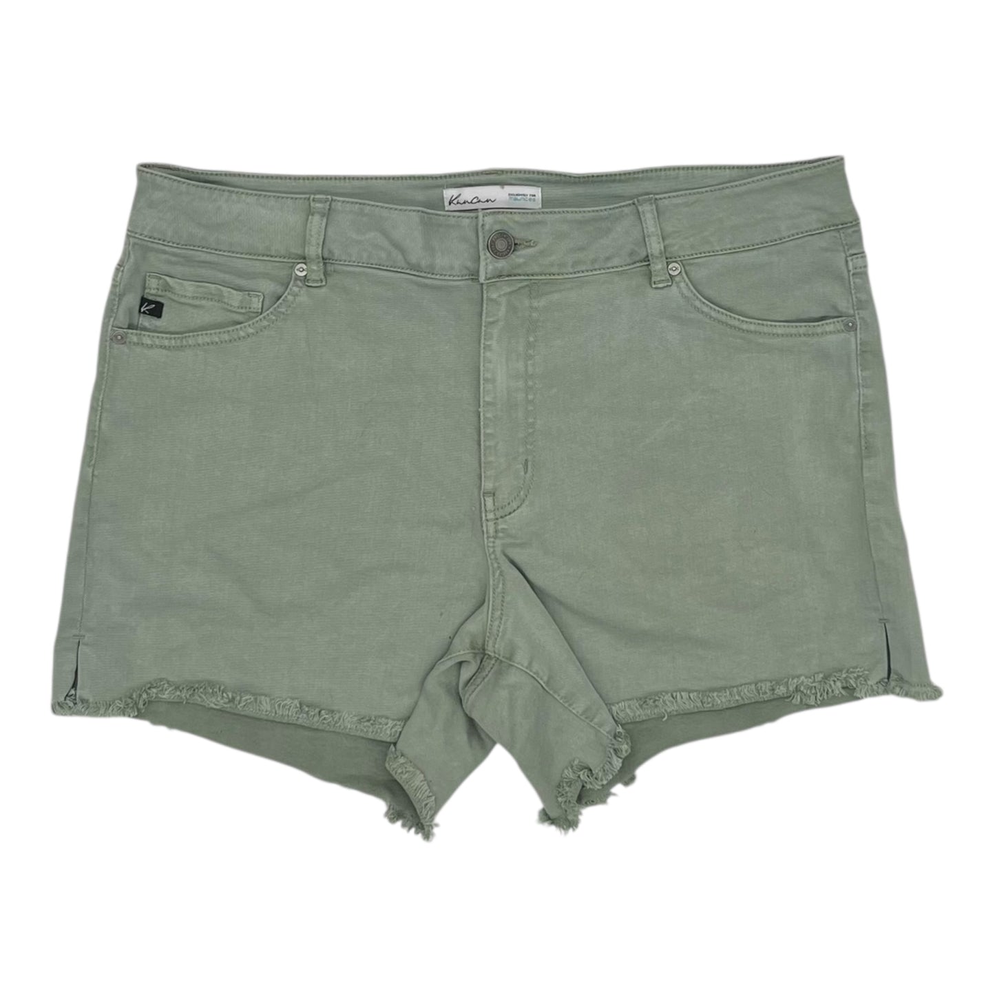 Shorts By Kancan In Green, Size:18