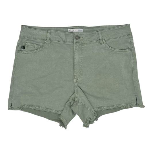 Shorts By Kancan In Green, Size:18