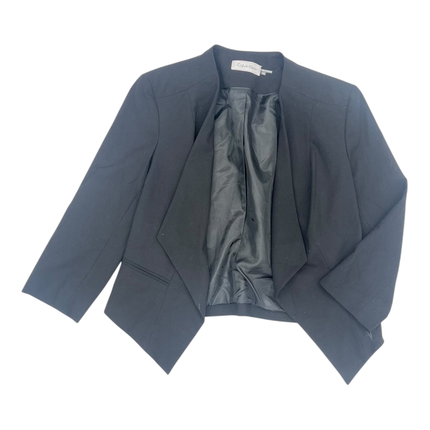 Blazer By Calvin Klein In Black, Size:M