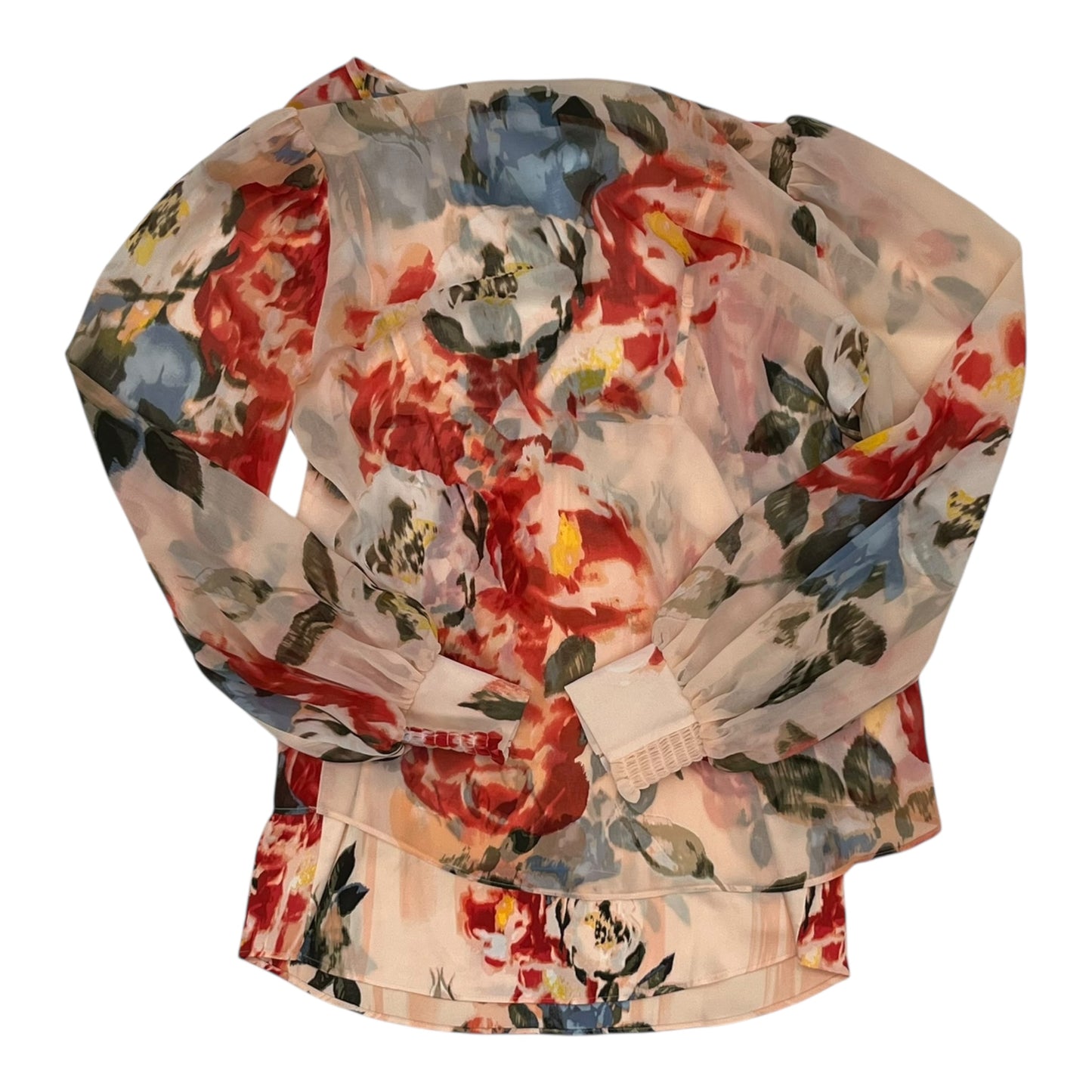 Blouse Ls By White House Black Market In Pink, Size:Xs