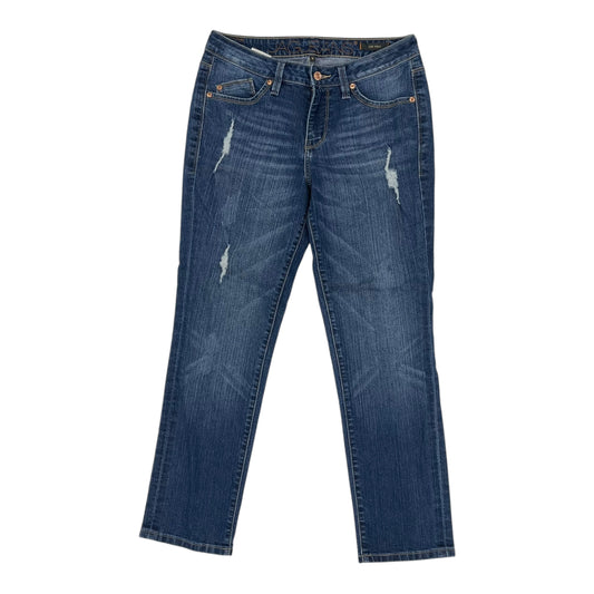 Jeans Straight By Jag In Blue Denim, Size:8