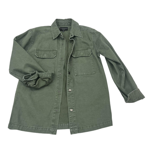 Jacket Denim By No Boundaries In Green, Size:Xs
