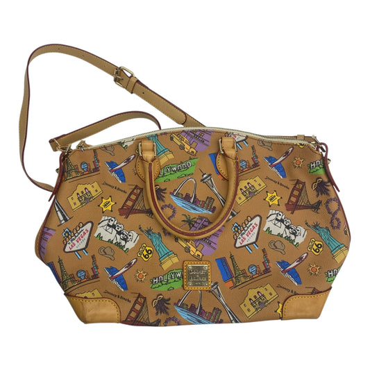 Handbag Designer By Dooney And Bourke In Brown, Size:Medium