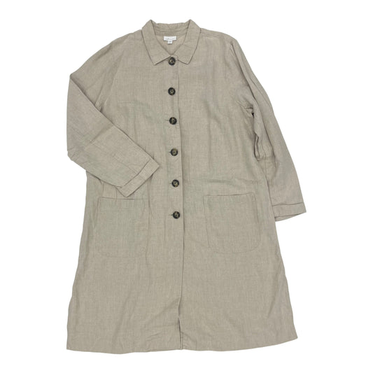 Dress Casual Midi By J. Jill In Tan, Size:Xl