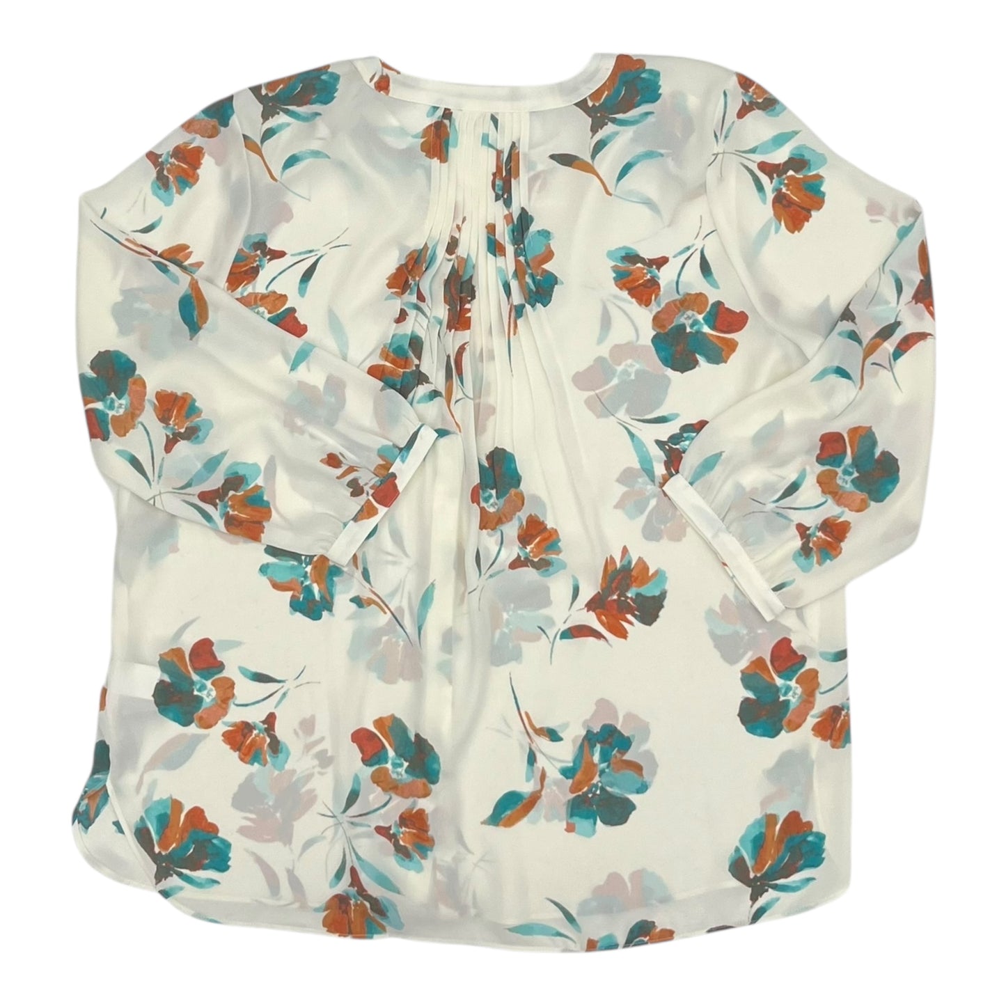 Blouse 3/4 Sleeve By Not Your Daughters Jeans In Cream, Size:M