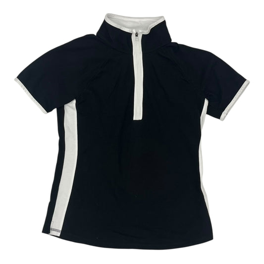Athletic Top Ss By Talbots In Black, Size:Xs