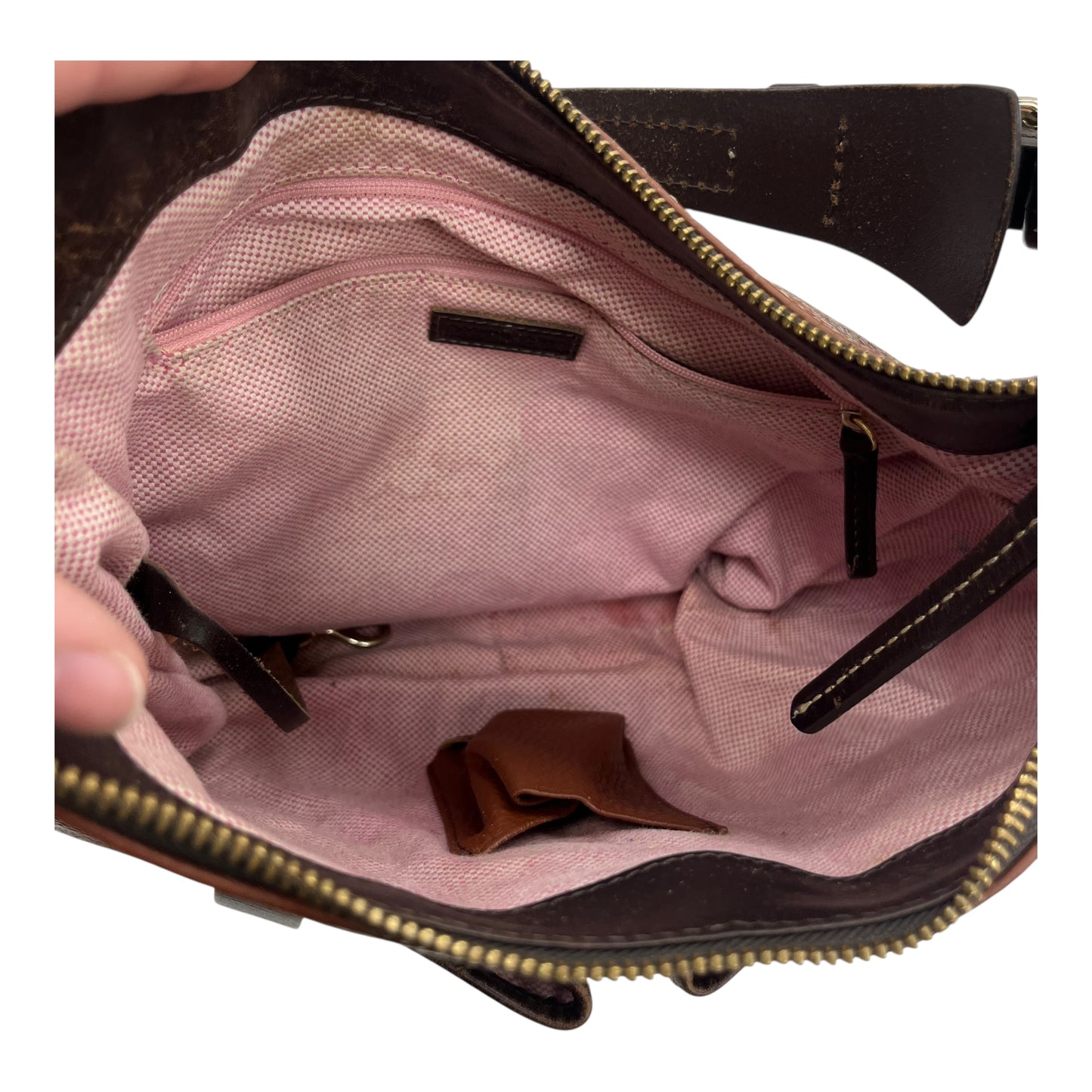 Handbag Designer By Dooney And Bourke In Brown, Size:Small