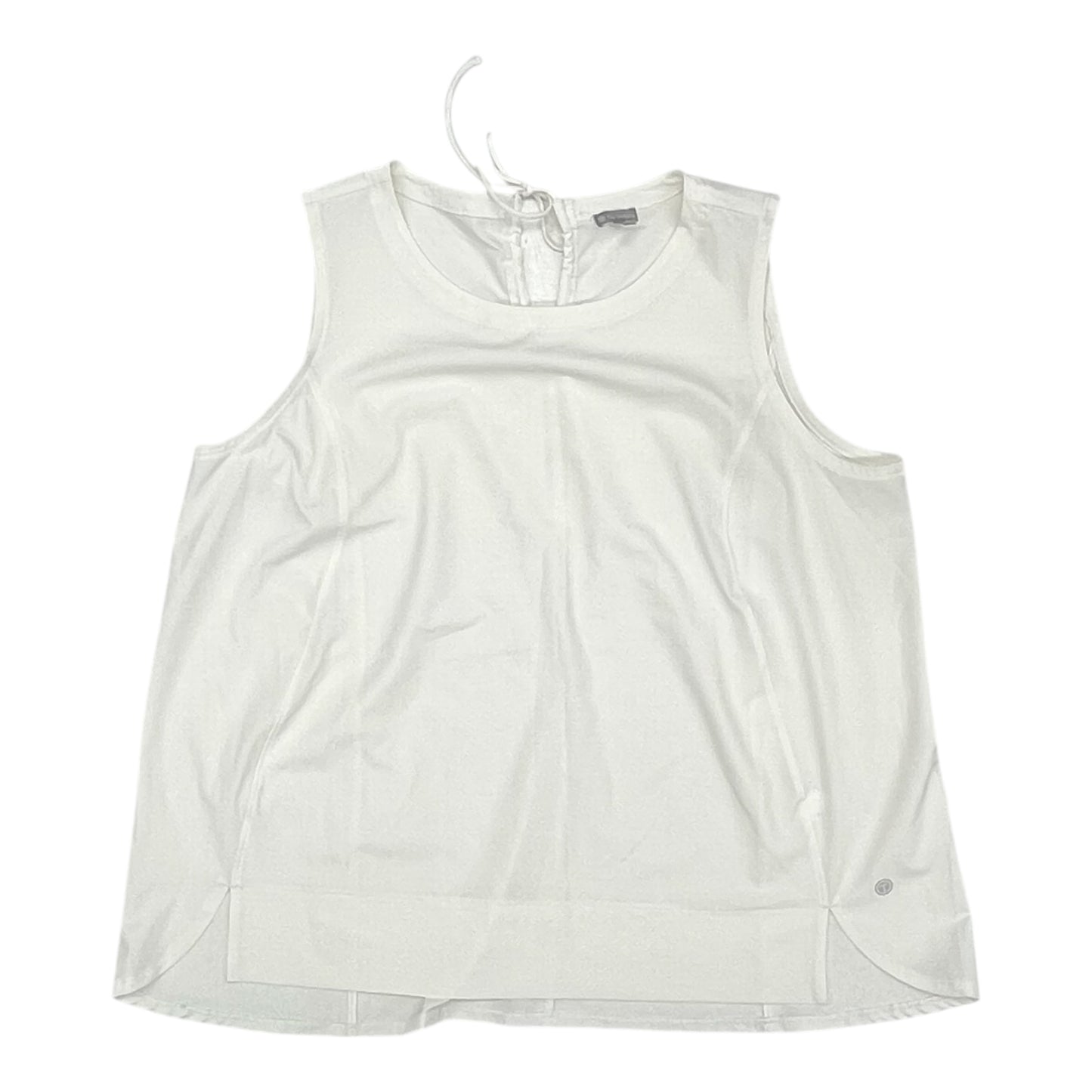 Athletic Tank Top By Talbots In White, Size:2X