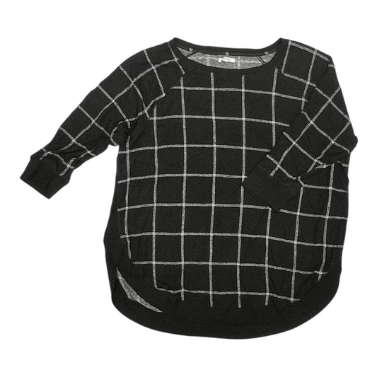 Top Ls By Maurices In Black & Grey, Size:2X