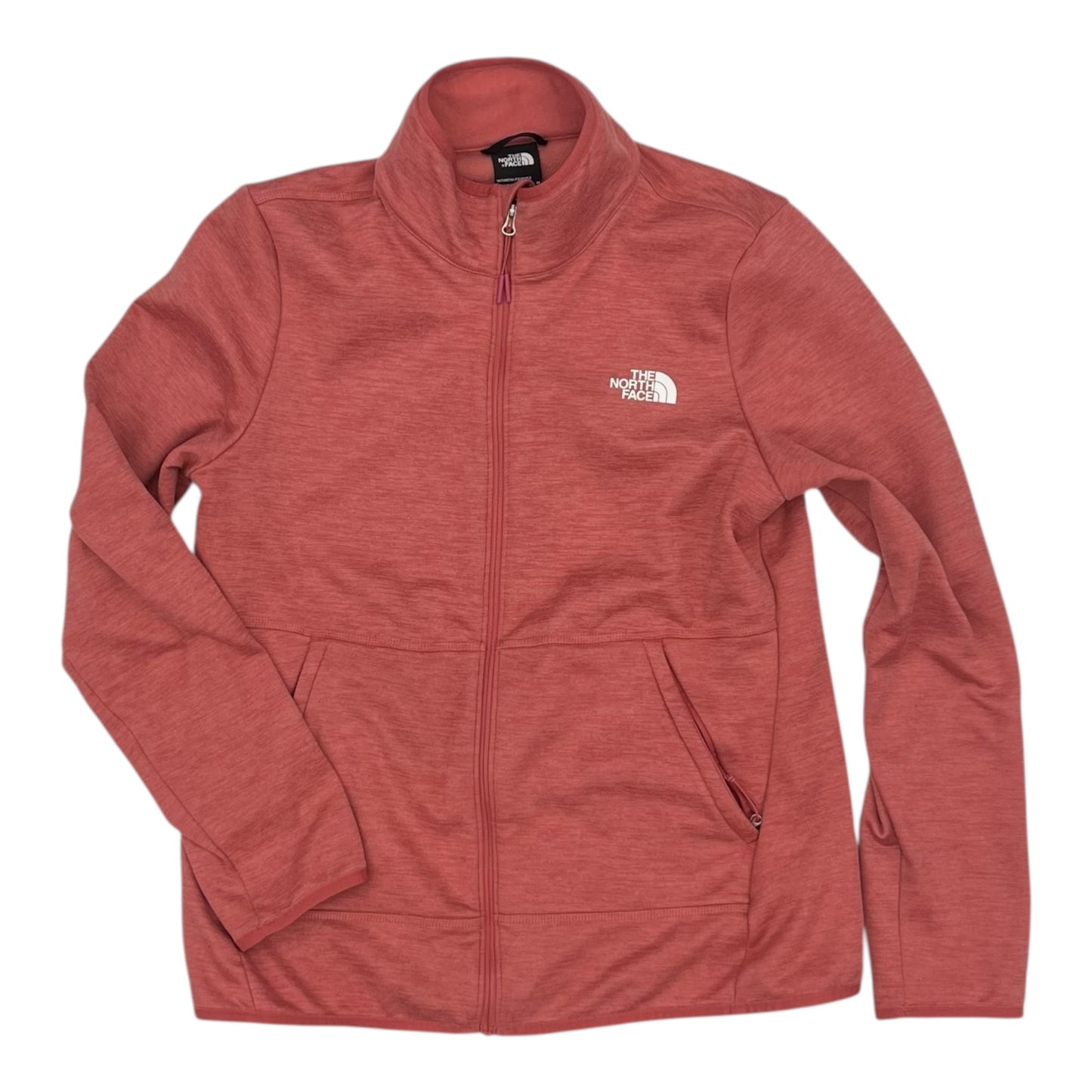 Athletic Jacket By The North Face In Coral, Size:M