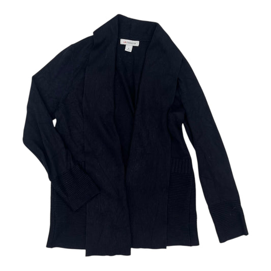 Sweater Cardigan By Liz Claiborne In Navy, Size:M