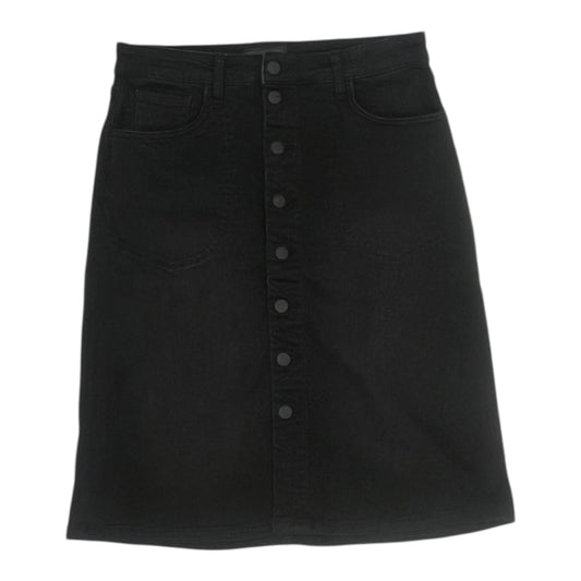 Skirt Midi By Kut In Black Denim, Size:6
