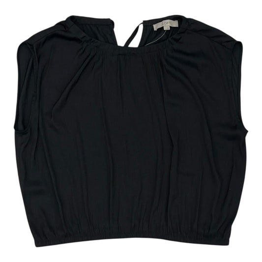 Blouse Ss By Loft In Black, Size:L
